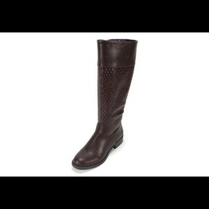 Lakota brown basketweave Boots  - White Mountain